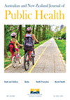 AUSTRALIAN AND NEW ZEALAND JOURNAL OF PUBLIC HEALTH杂志封面